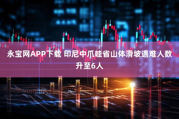 永宝网APP下载 印尼中爪哇省山体滑坡遇难人数升至6人