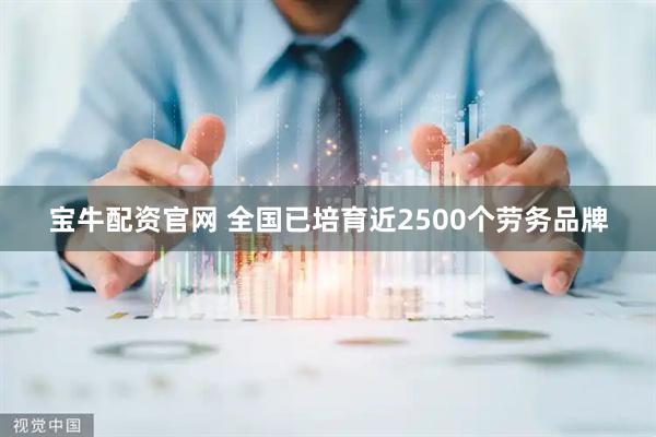 宝牛配资官网 全国已培育近2500个劳务品牌