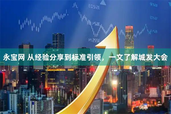 永宝网 从经验分享到标准引领，一文了解城发大会